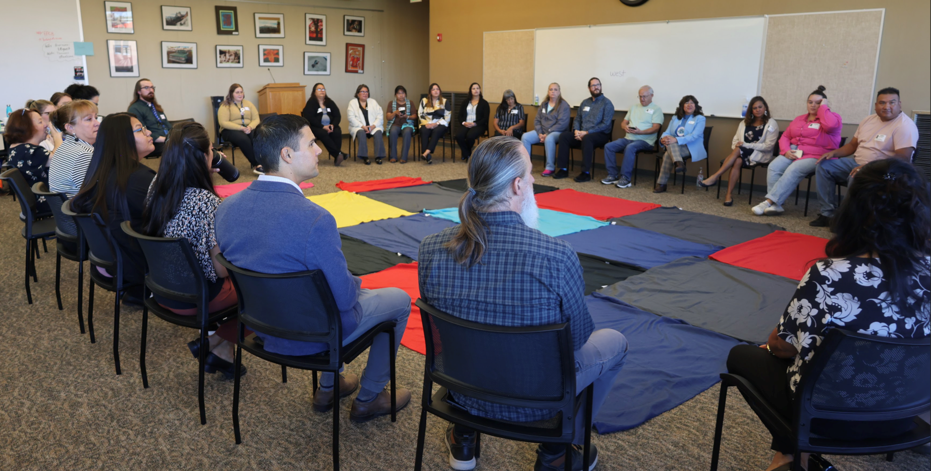 Photo of people at recent indigenous empowerment and resilience training.