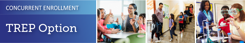 Concurrent enrollment TREP program banner